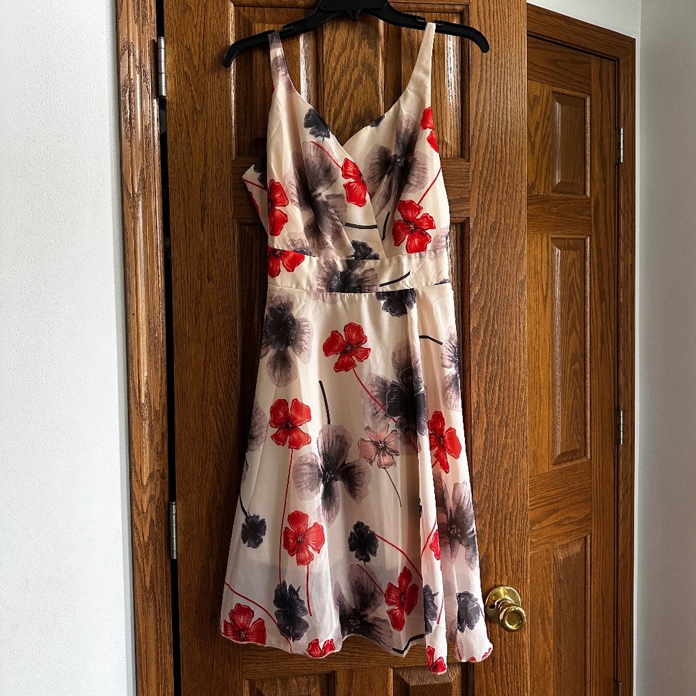 Dressever XL Floral Chiffon Dress